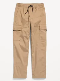 Loose Pull-On Cargo Tech Taper Pants for Boys - Kicking Up Dust — view 4