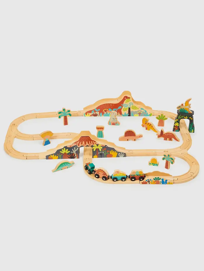 Lost World Dinosaur Railway Set - Multi