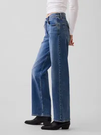 Low Rise '90s Loose Jeans - Medium indigo — view 3