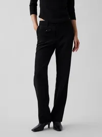 Low Rise BiStretch Pants - Black — view 2