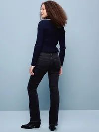 Low-Rise Boot-Cut Jeans - Bobby Jo — view 3