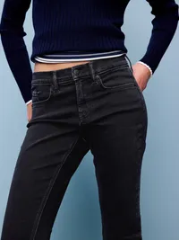 Low-Rise Boot-Cut Jeans - Bobby Jo — view 4
