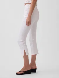 Low Rise Capri Jeans - Fresh white — view 3