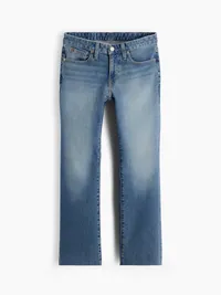 Low Rise Long & Lean Crop Jeans - Medium indigo — view 5