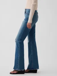 Low Rise Long & Lean Jeans - Medium destroy wash — view 3