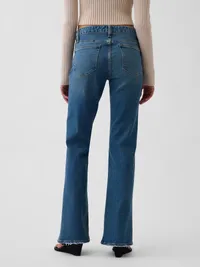 Low Rise Long & Lean Jeans - Medium destroy wash — view 4