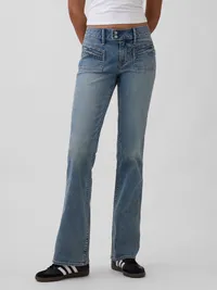 Low Rise Long & Lean Jeans - Medium indigo — view 2