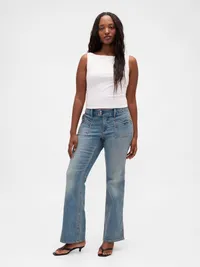 Low Rise Long & Lean Jeans - Medium indigo — view 5