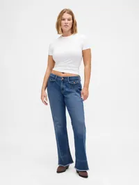 Low Rise Long & Lean Jeans - Medium indigo — view 5
