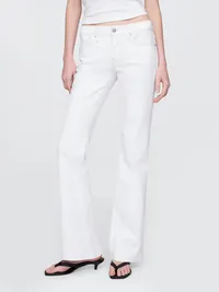 Low Rise Long & Lean Jeans - Optic white — view 2