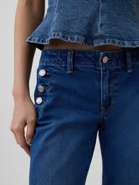 Low Rise Long & Lean Sailor Jeans - Medium wash — view 5