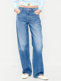 Low-Rise Loose Jeans - Solstice — view 2