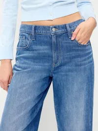 Low-Rise Loose Jeans - Solstice — view 4