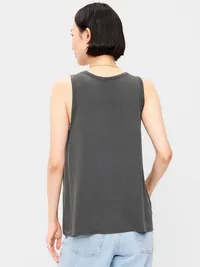 Luxe Sleeveless Top - Panther — view 2