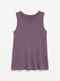 Luxe Sleeveless Top - Purple 2 — view 4