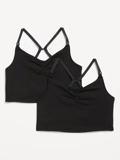 Maternity Brami Nursing Top 2-Pack - Black Jack