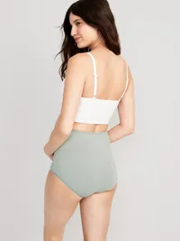 Maternity Brami Nursing Top - White Lilies — view 2