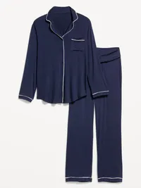 Maternity Classic Pajama Set - Arctic Depth — view 4