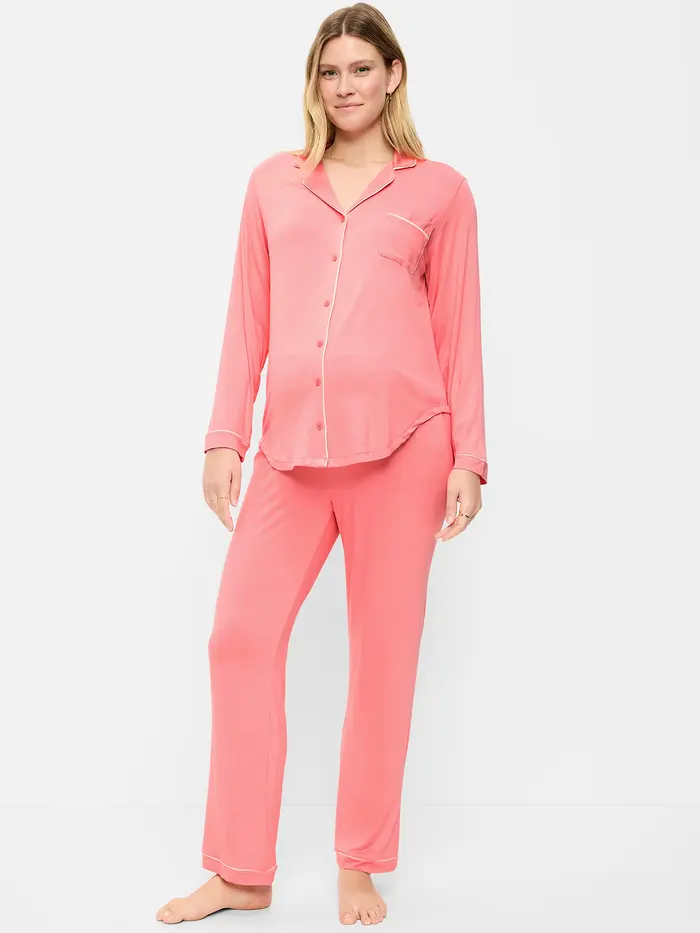 Maternity Classic Pajama Set - Gladiola