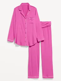 Maternity Classic Pajama Set - Wild Prairie Rose — view 2