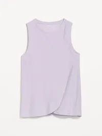 Maternity CloudMotion Nursing Wrap Top - Dusky Lavender — view 2