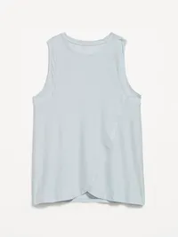 Maternity CloudMotion Nursing Wrap Top - Light Gray — view 2