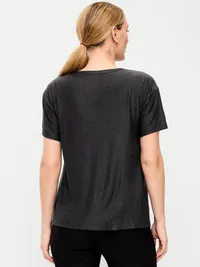 Maternity CloudMotion T-Shirt - Black Jack — view 2