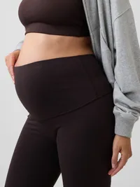Maternity Everyday Full Panel Leggings - Terra brown — view 4
