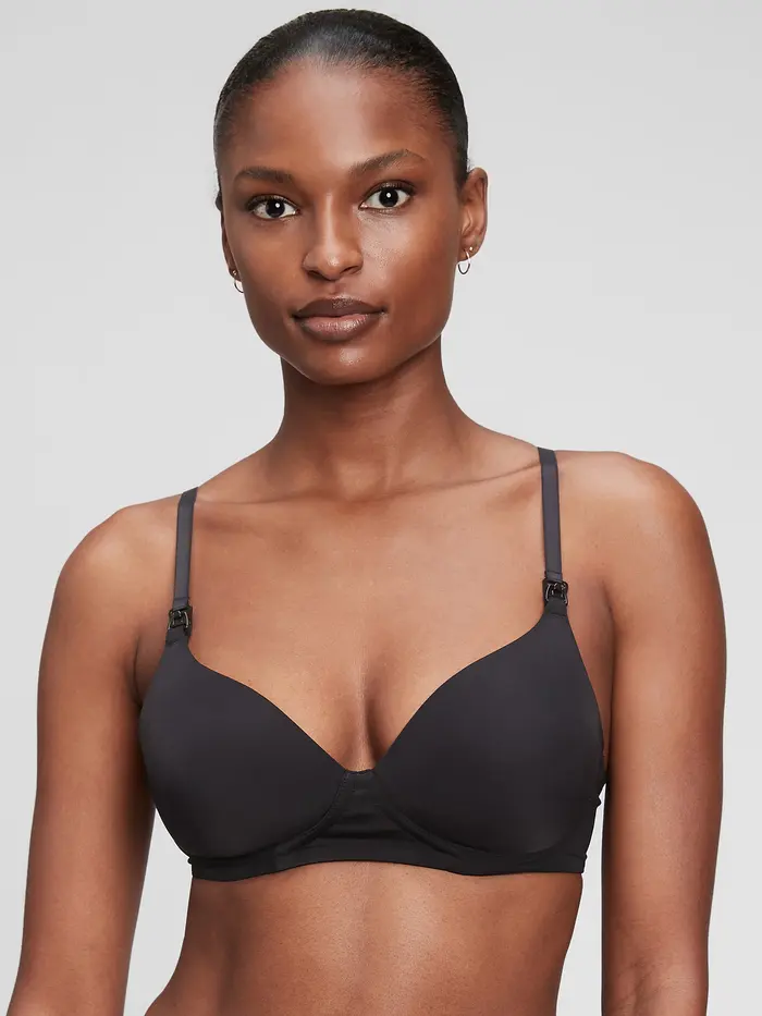 Maternity Everyday Nursing Bra - True black