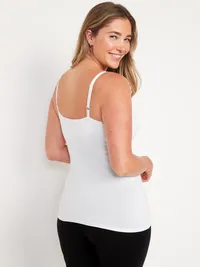 Maternity First Layer Nursing Cami 2-Pack - Black/White Pack — view 3