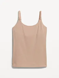 Maternity First-Layer Nursing Cami - Frappe — view 2