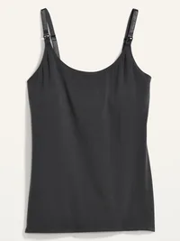 Maternity First-Layer Nursing Cami - Panther — view 4