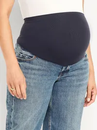 Maternity Full Panel Barrel Ankle Jeans - Ayla — view 5