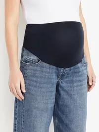 Maternity Full Panel Barrel Ankle Jeans - Pansy — view 5