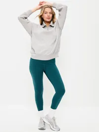 Maternity Full-Panel CloudComfy 7/8 Leggings - Jet Stream — view 3