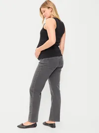 Maternity Full Panel OG Loose Jeans - Orion — view 3