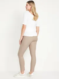 Maternity Full-Panel Pixie Ankle Pants - Mocha Mocha — view 3