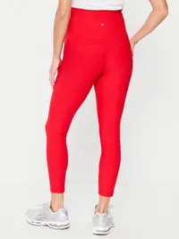 Maternity Full-Panel PowerSoft 7/8 Leggings - Amaryllis — view 2