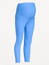 Maternity Full-Panel PowerSoft 7/8 Leggings - Cloisonne — view 2