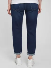 Maternity Full-Panel Slim Jeans - Dark wash — view 2