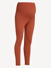 Maternity Full-Panel StudioSmooth 7/8 Leggings - Cherry Birch — view 2