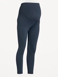 Maternity Full-Panel StudioSmooth 7/8 Leggings - Dusk Navy — view 2