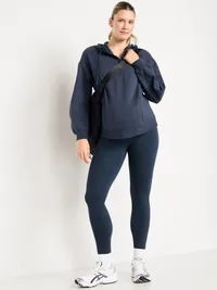 Maternity Full-Panel StudioSmooth 7/8 Leggings - Dusk Navy — view 3