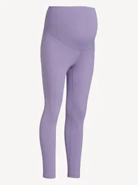 Maternity Full-Panel StudioSmooth 7/8 Leggings - Opaline — view 2