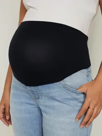 Maternity Full-Panel Wow Boyfriend Jeans - Summer — view 5