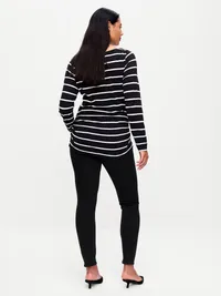 Maternity Full-Panel Wow Skinny Jeans - Black Jack — view 3