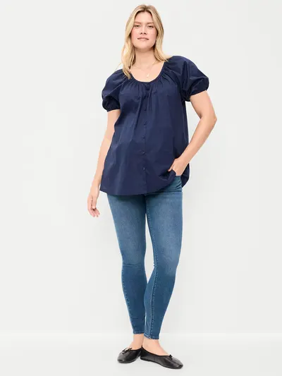 Maternity Full-Panel Wow Skinny Jeans - Campeche