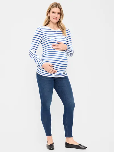Maternity Full-Panel Wow Skinny Jeans - River