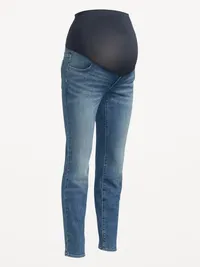 Maternity Full-Panel Wow Straight Jeans - Campeche — view 4