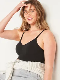 Maternity High Support Hands-Free Pumping Bra - Black Jack — view 3